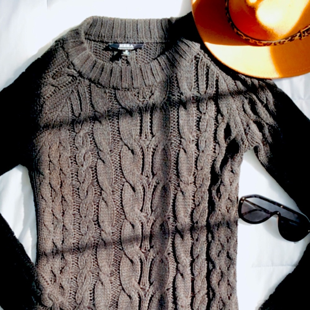 Black Sweater Dress - Picture 4 of 4